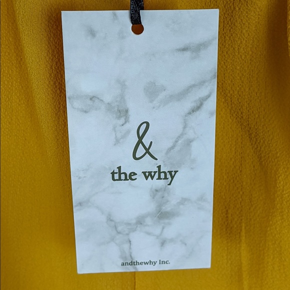 L Boho Off-the-Shoulder Top in Trendy Mustard - Picture 5 of 5